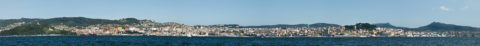 Panorámica de Vigo desde el mar