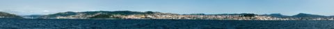 Panorámica de Vigo desde el mar