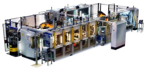 Grupo de máquinas industriales