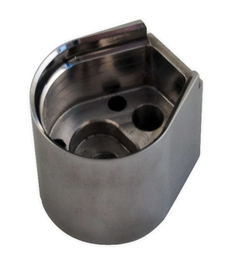 Pieza de metal mecanizada